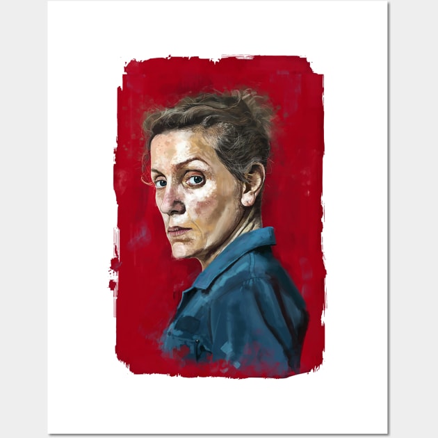 Frances McDormand Wall Art by peabo_mr